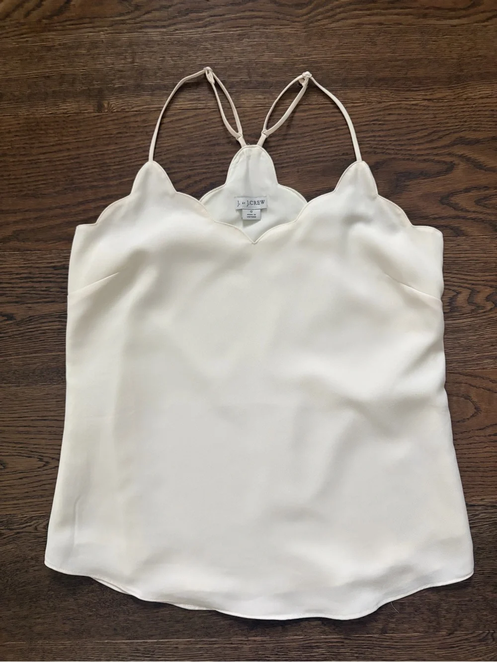 J.Crew scalloped tank